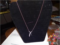 Chain with Rhinestone Pendant