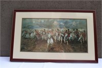 Lady Butler, "Scotland Forever" Framed Litho