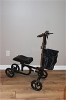 Steerable Knee Scooter with Dual Braking System