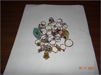 Variety Lot of Rings