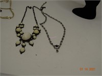 2 Vintage Beaded Necklaces