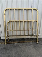 Vintage Solid brass full size bedframe,