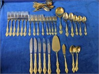Stunning 43pc Gold plated, stainless steel