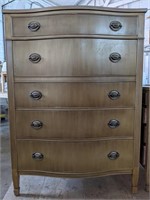 Beautiful wooden 5-Drawer dresser 36" x 20" x 50"H