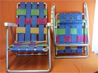 2 beach chairs