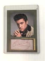 Elvis Presley autographed Edition collector’s card