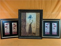 Three beautiful foliage picture prints 20" x 24"