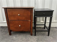 Two night stands, one made in Vietnam 23.5" x 18"