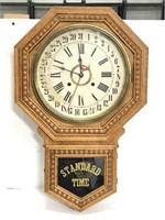 Antique Gilbert 31 day school house clock