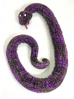 Huge 10ft purple stuffed snake plush