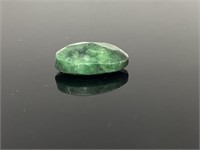 Oval cut faceted Brazilian Emerald 8.25tcw