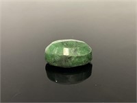 Oval cute faceted 21.30tcw Brazilian Emerald