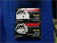 2X-20ct Wolf .308 WIN 150gr FMJ Steel Case
