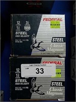 2X-25ct 3 1/2 in BBB Steel 12ga Federal