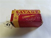 Appx 30ct Vintage Savage 25-20 Ammo