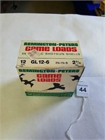 Vintage Remington-Peters Game Load Box Only
