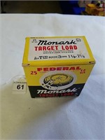 25ct Vintage Monark Federal 12ga 2 3/4in 7.5s