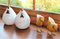 Ceramic Chickens & Chicks