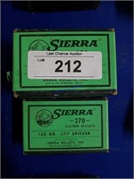 2X- 100ct Sierra .270 130gr .277 Spitzer