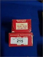 2X-100ct Boxes of Hornady .270 150gr .277 RN