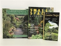 Three books on gardening