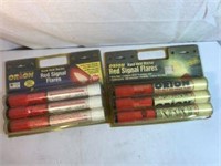 Orion Red Signal Flares 2 sets of 3
