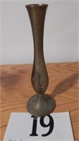 BRASS BUD VASE 7 IN