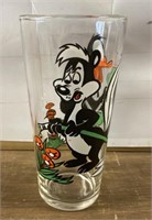 1976 Pepsi Glass with Cartoon Characters no ship