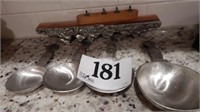 TW PEWTER WALL MEASURING CUP SET 14 IN