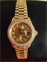 ROLEX Ladies Oyster Perpetual Datejust Watch