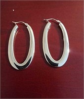 14k White Gold 2.9 G Earrings