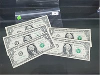 5- $1 Star Notes (3-2017,2-2013)