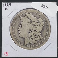 1884-O 90% Silver Morgan $1 Dollar