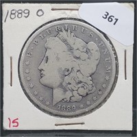 1889-O 90% Silver Morgan $1 Dollar