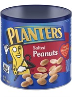 Planters Salted Peanuts (56 oz Canister) Best by