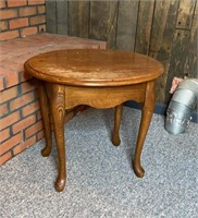 Wooden side table 25” x 22” x 21”