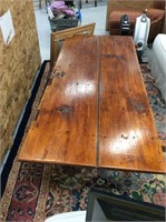 Antique coffee table re-purposed