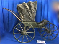 1800'S  ANTIQUE BABY BUGGY
