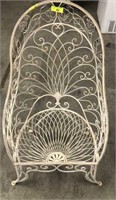 ORNATE WROUGHT IRON PATIO CHAIR