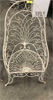 ORNATE WROUGHT IRON PATIO CHAIR