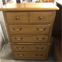 STANLEY OAK CHEST ON CHEST