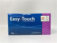 New EasyTouch® U-100, 28G - 1cc/mL - 1/2"