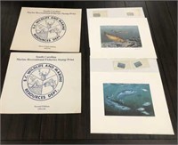 1993, 1994 SC WILDLIFE SIGNED/NUMBERED PRINTS