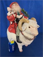 Santa Riding Ram