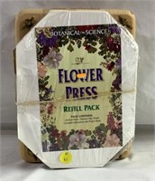 Botanical science flower press with refills