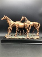 Nice Looking Copper Finish Casted Horse Sculpture