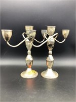 Duchin Creations Weighted Sterling Candlesticks