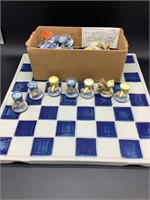 Louisville Stoneware Chess Set & Board