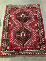 Hand Knotted Wool Persian Rug 34" x 47 1/2"