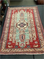 Hand Knotted Wool Persian Rug 40" X 59"